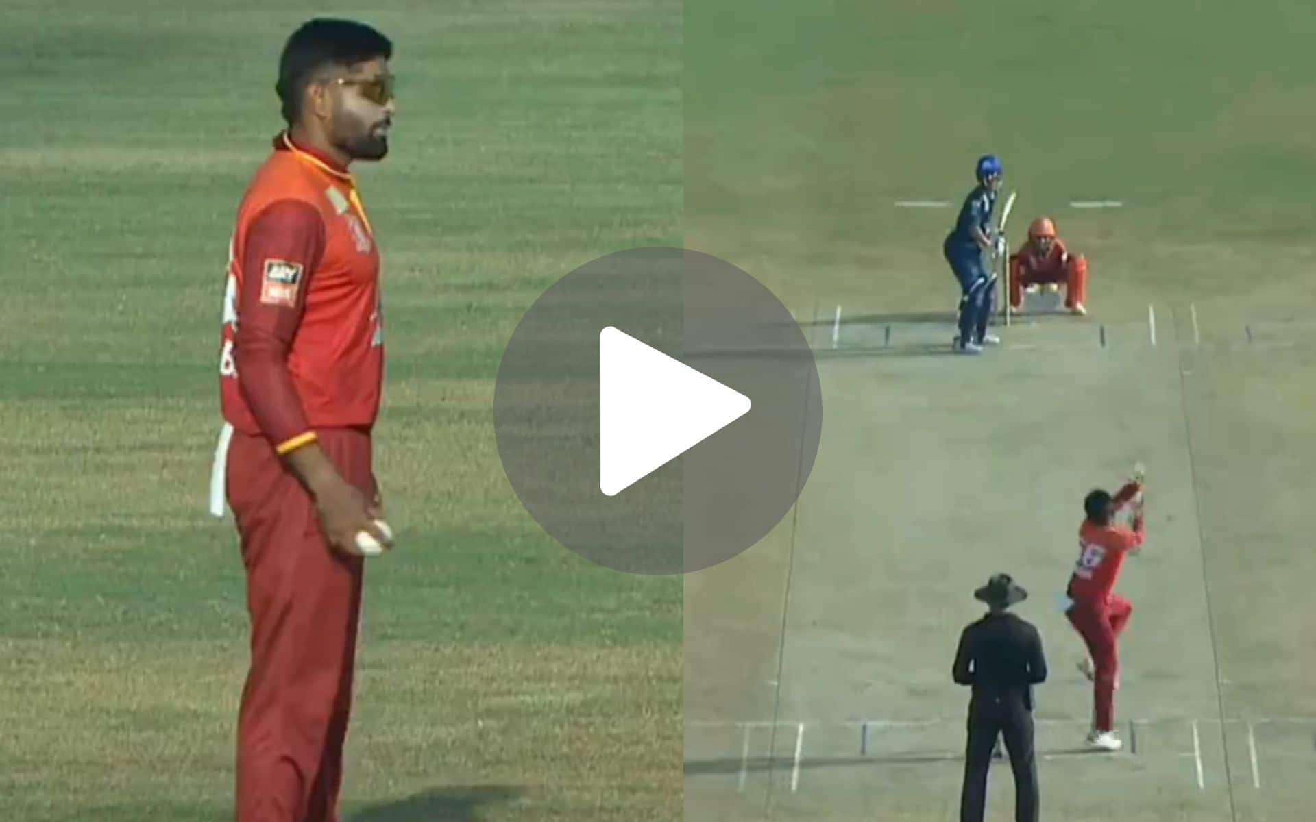 [Watch] Babar Azam Shows Off His Spin-Bowling Skills In Pakistan's Champions Cup